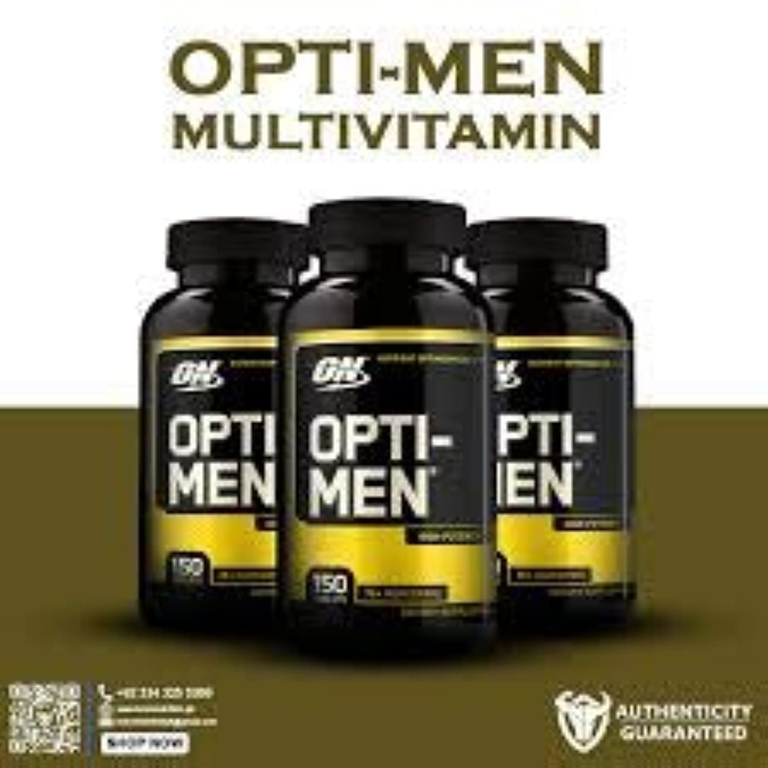 Tres tomas diarias de Opti-Men con cada comida