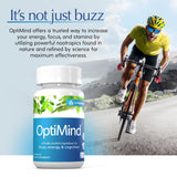 Cafeína verde en Optimind para energía suave y enfoque.