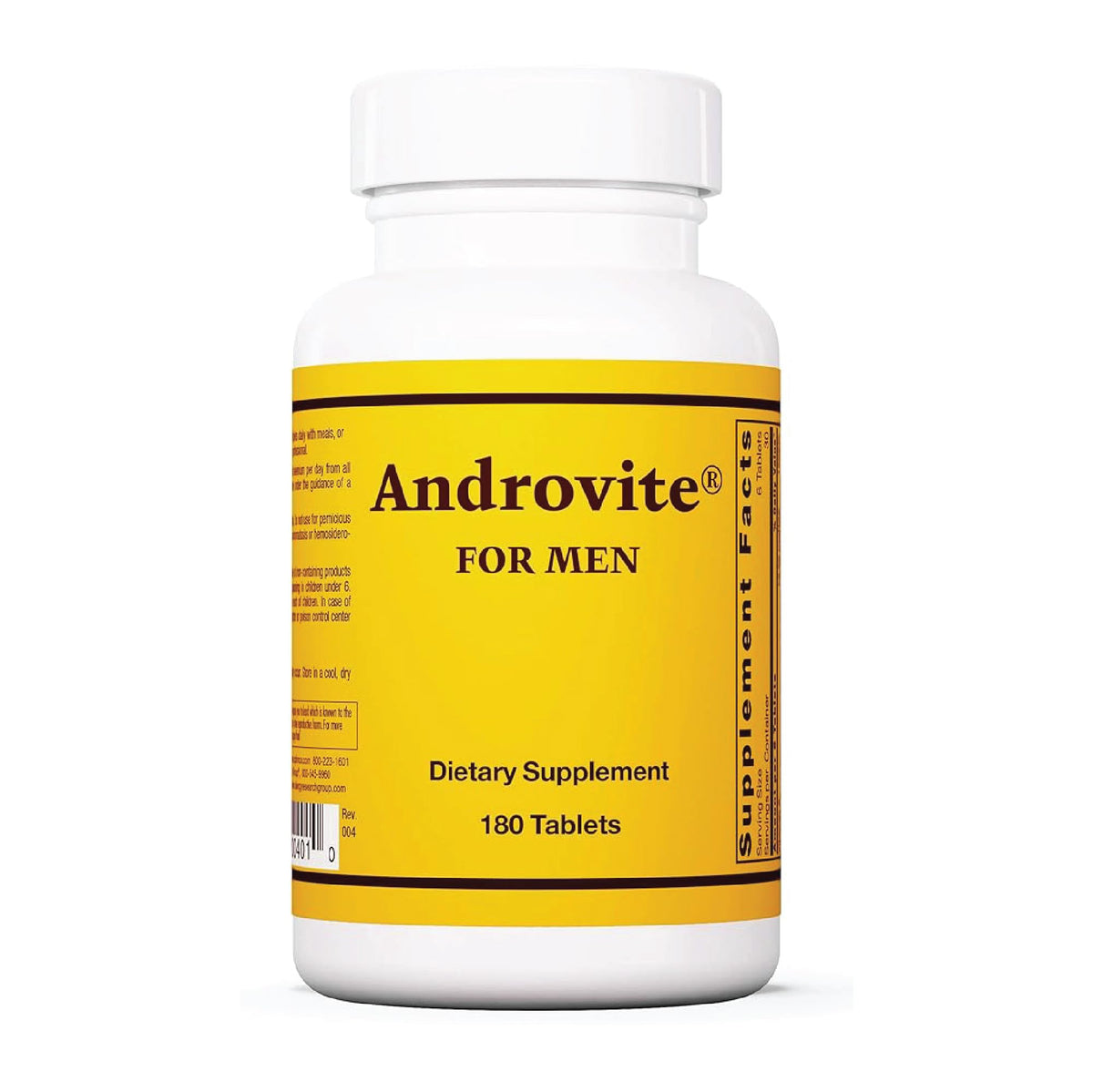 Optimox Androvite para hombres: botella visible, fácil de guardar.