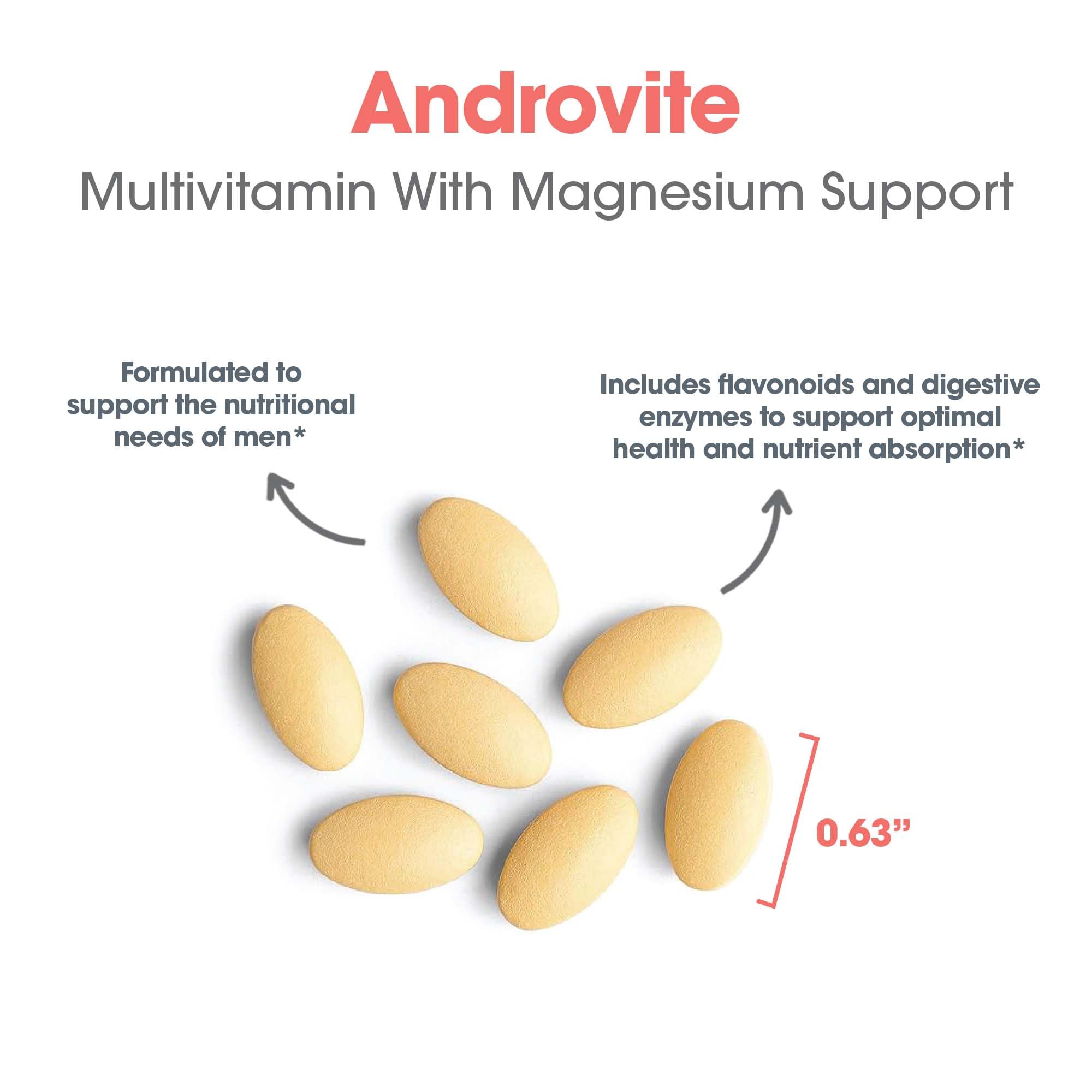 Optimox Androvite: envase práctico para llevar y usar.