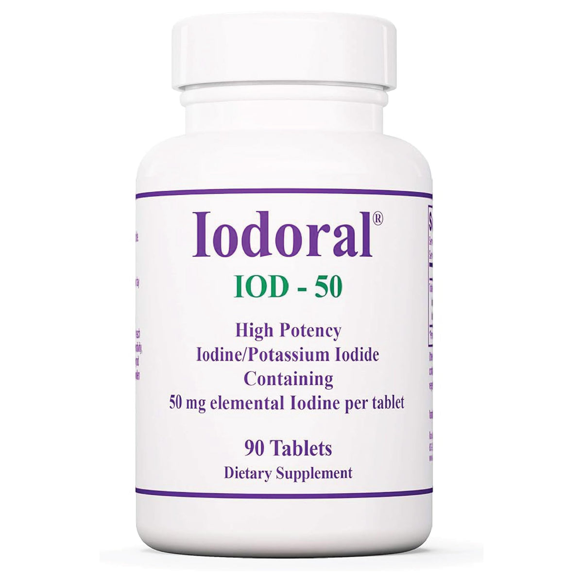 Optimox Iodoral 50 mg tableta diaria, apoyo a la función tiroidea