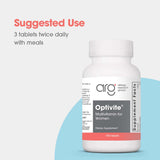 Optimox Optivite, detalle de etiqueta, información clara para elegir vitaminas.