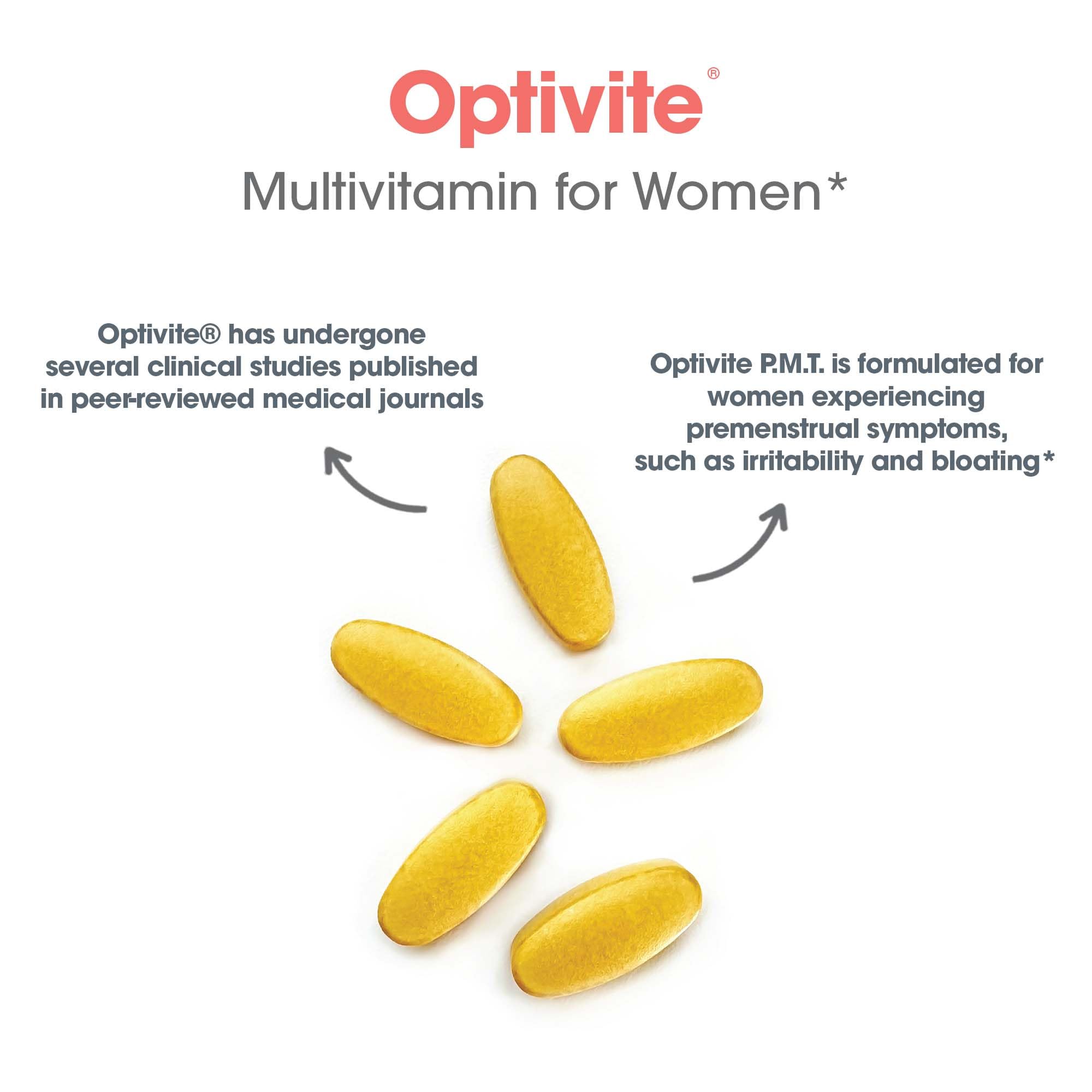 Optimox Optivite, tabletas en bandeja, preparación para la rutina matutina.