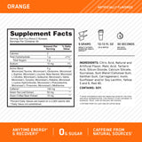 Detalle de la etiqueta de Optimum Nutrition Amino Energy.