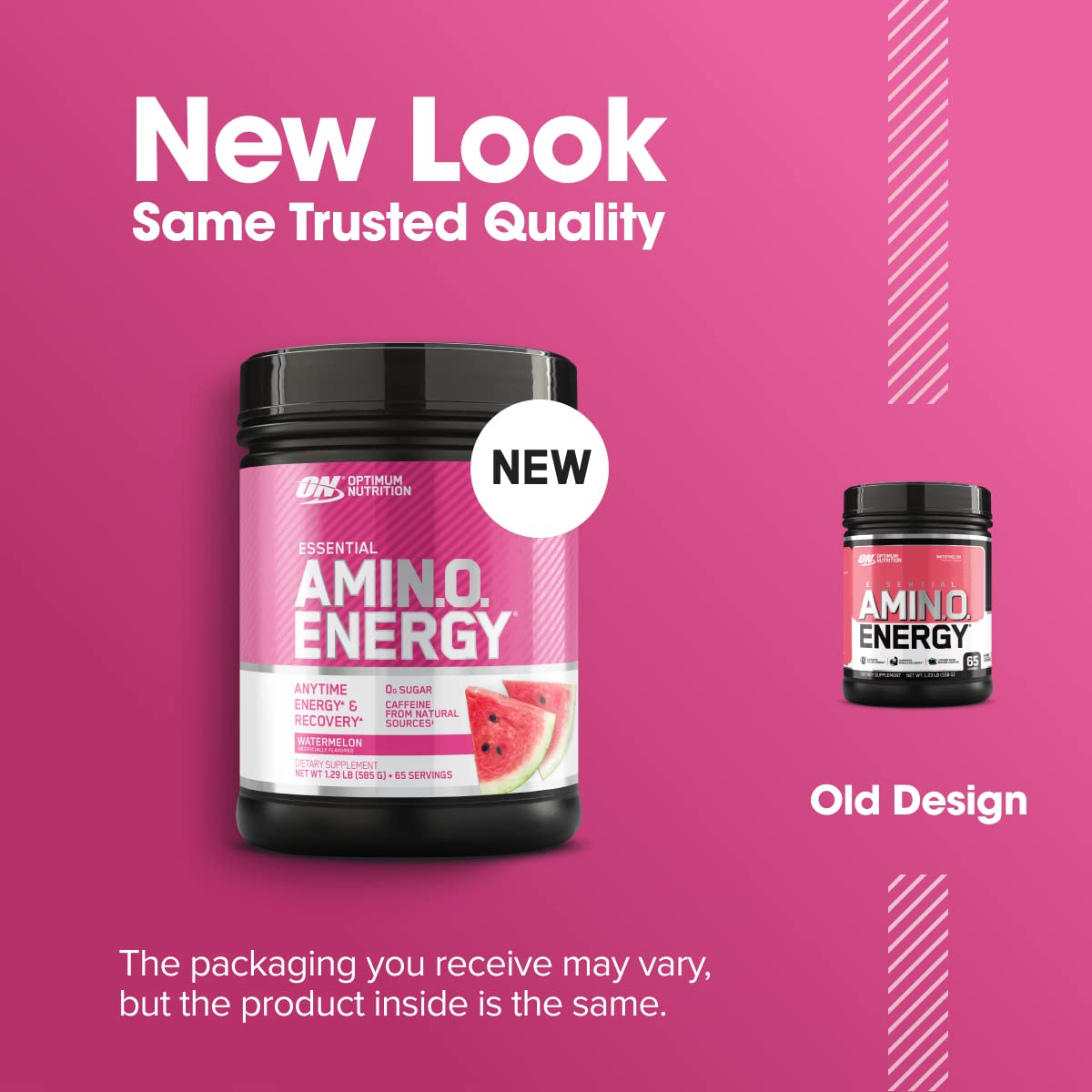 Bebida lista Optimum Nutrition Amino Energy en vaso para consumo refrescante.