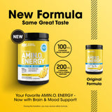 Etiqueta nutricional de Optimum Nutrition Amino Energy Electrolytes Piña Twist.