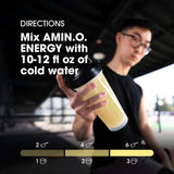Composición de ingredientes de Optimum Nutrition Amino Energy Electrolytes Piña Twist.