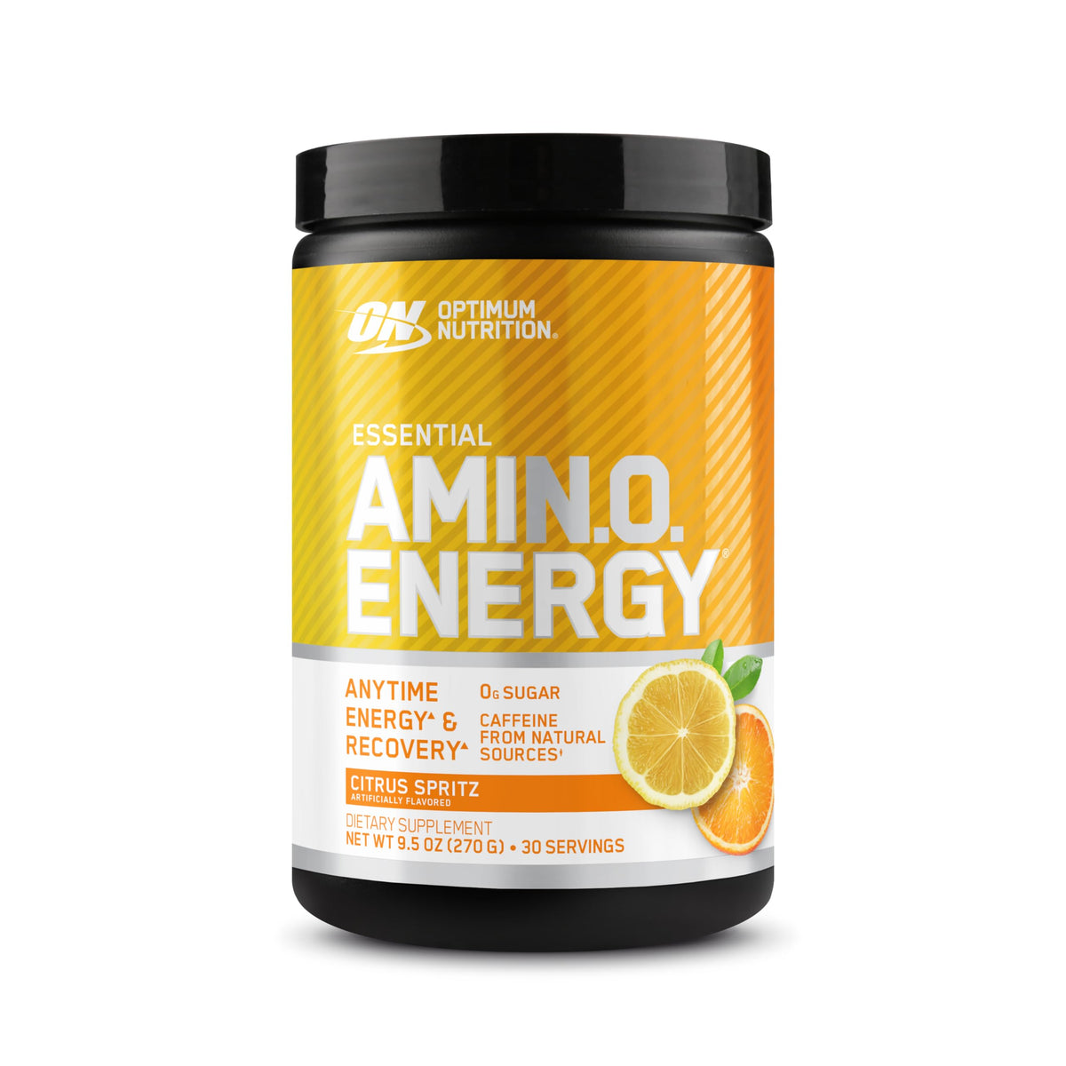 Optimum Nutrition Amino Energy empaque Citrus Spritz para energía rápida