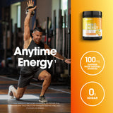 Etiqueta frontal de Optimum Nutrition Amino Energy con información clave