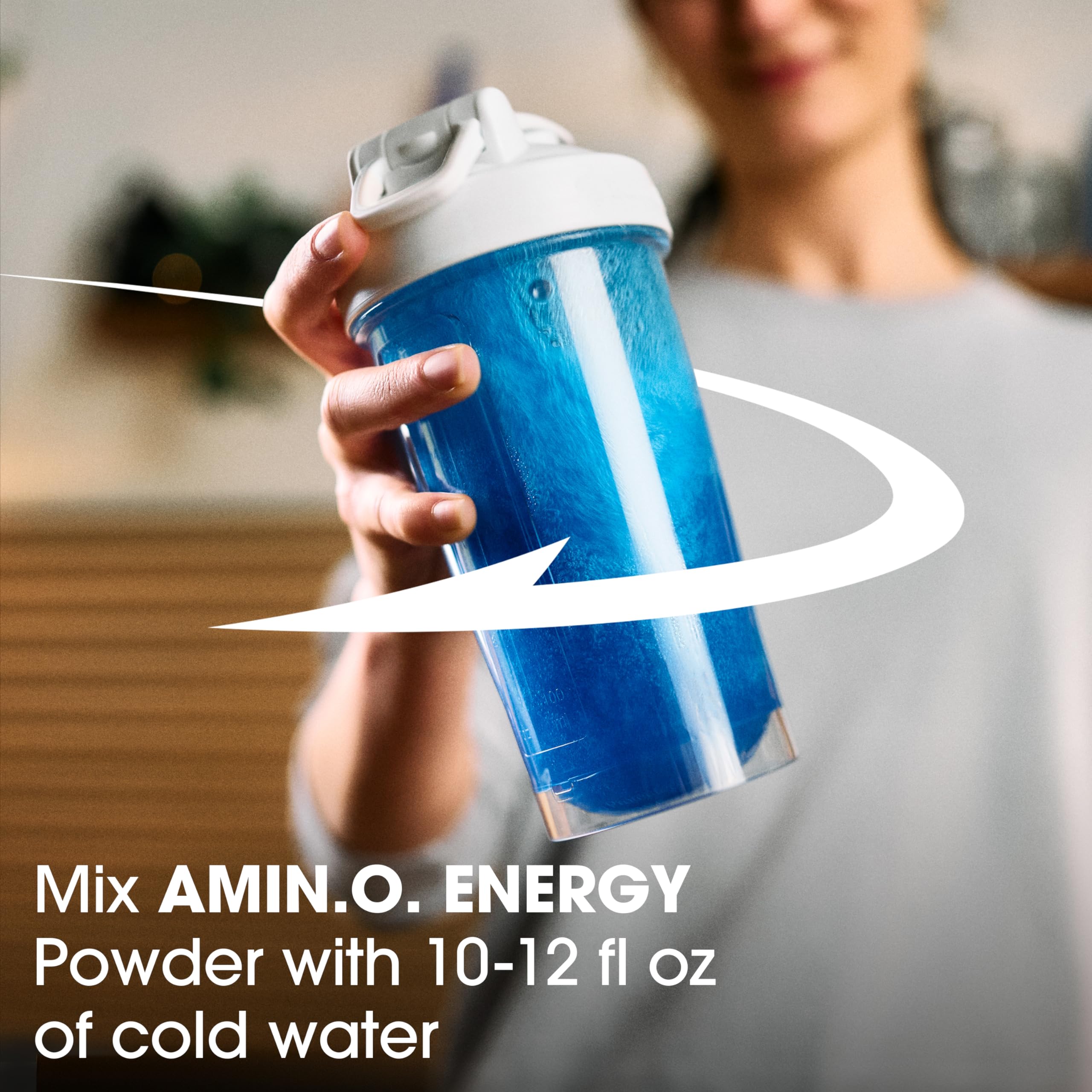 Optimum Nutrition Amino Energy etiqueta muestra ingredientes clave