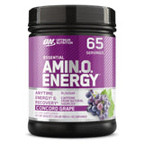 Aporte energético Optimum Nutrition Amino Energy en lata sabor uva Concord para entrenamientos