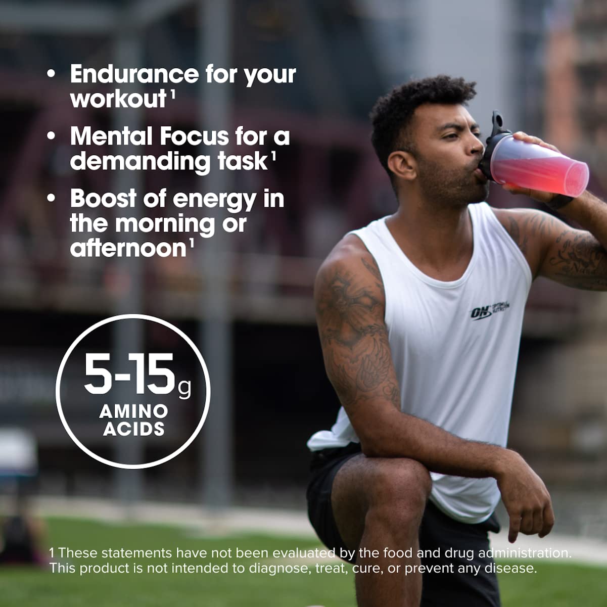 Optimum Nutrition Amino Energy, té verde, fuente natural de estímulo para el día.