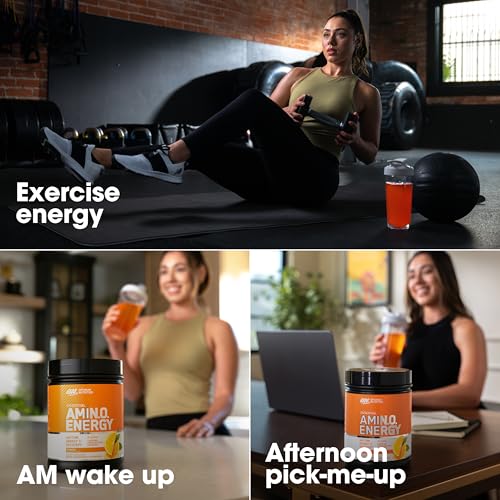 Uso diario con Optimum Nutrition Amino Energy durante entrenamiento o estudio