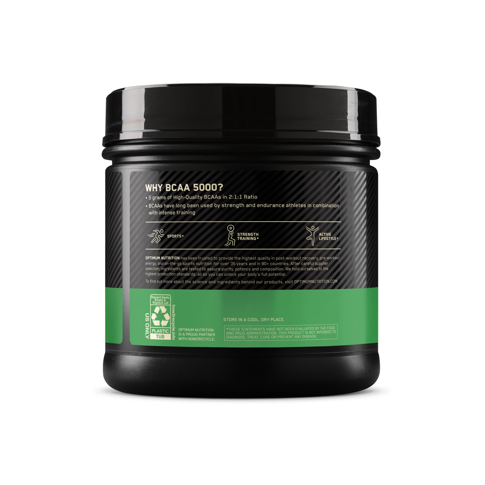 BCAA 5000 apto para keto, sabor neutro