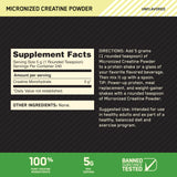 Optimum Nutrition creatina micronizada sin sabor: mezcla rápida para entrenamiento