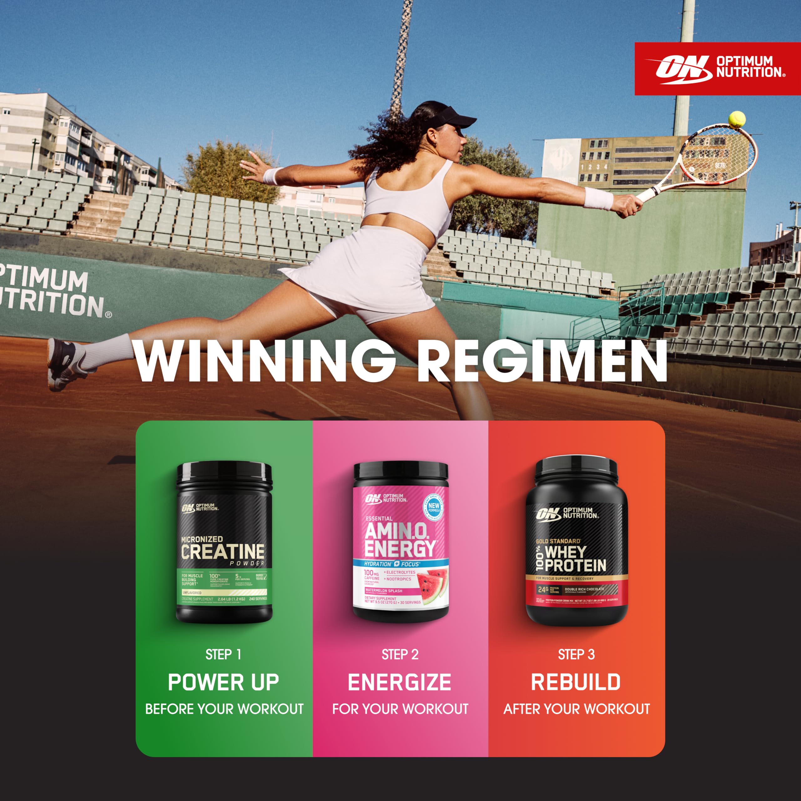 Optimum Nutrition creatina micronizada sin sabor: sin cuchara incluida