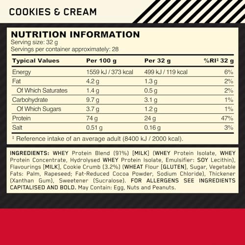 Batido post-entrenamiento con Optimum Nutrition Gold Standard para apoyar tu rutina