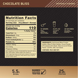 Batido preparado con Gold Standard Isolate Chocolate Bliss, textura cremosa