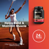 Mezcla facil de Gold Standard Whey para batidos rapidos