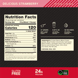 Sabor fresa de Optimum Nutrition Whey para batidos sabrosos