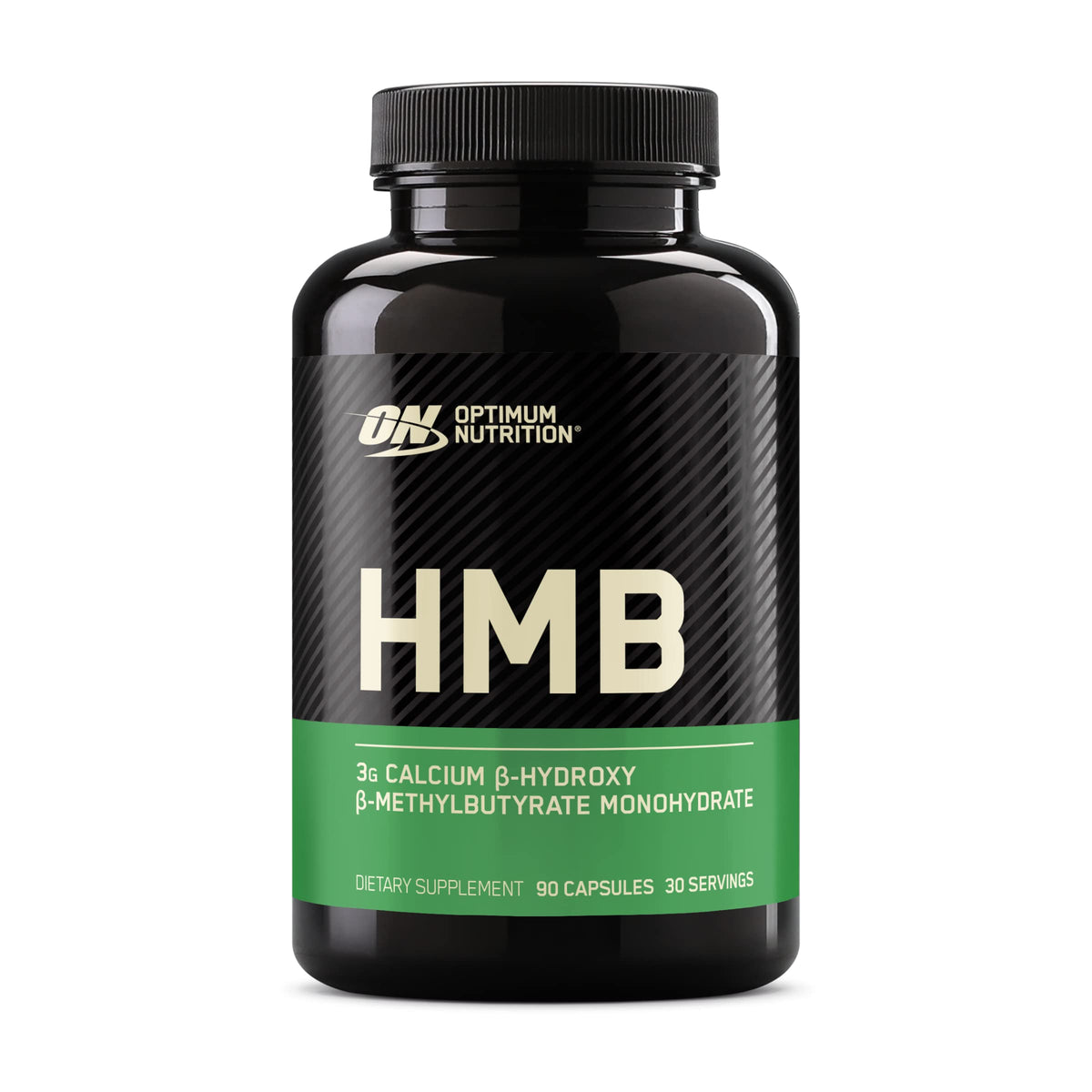 Optimum Nutrition HMB 1000 caps en bote, posible apoyo para recuperación muscular