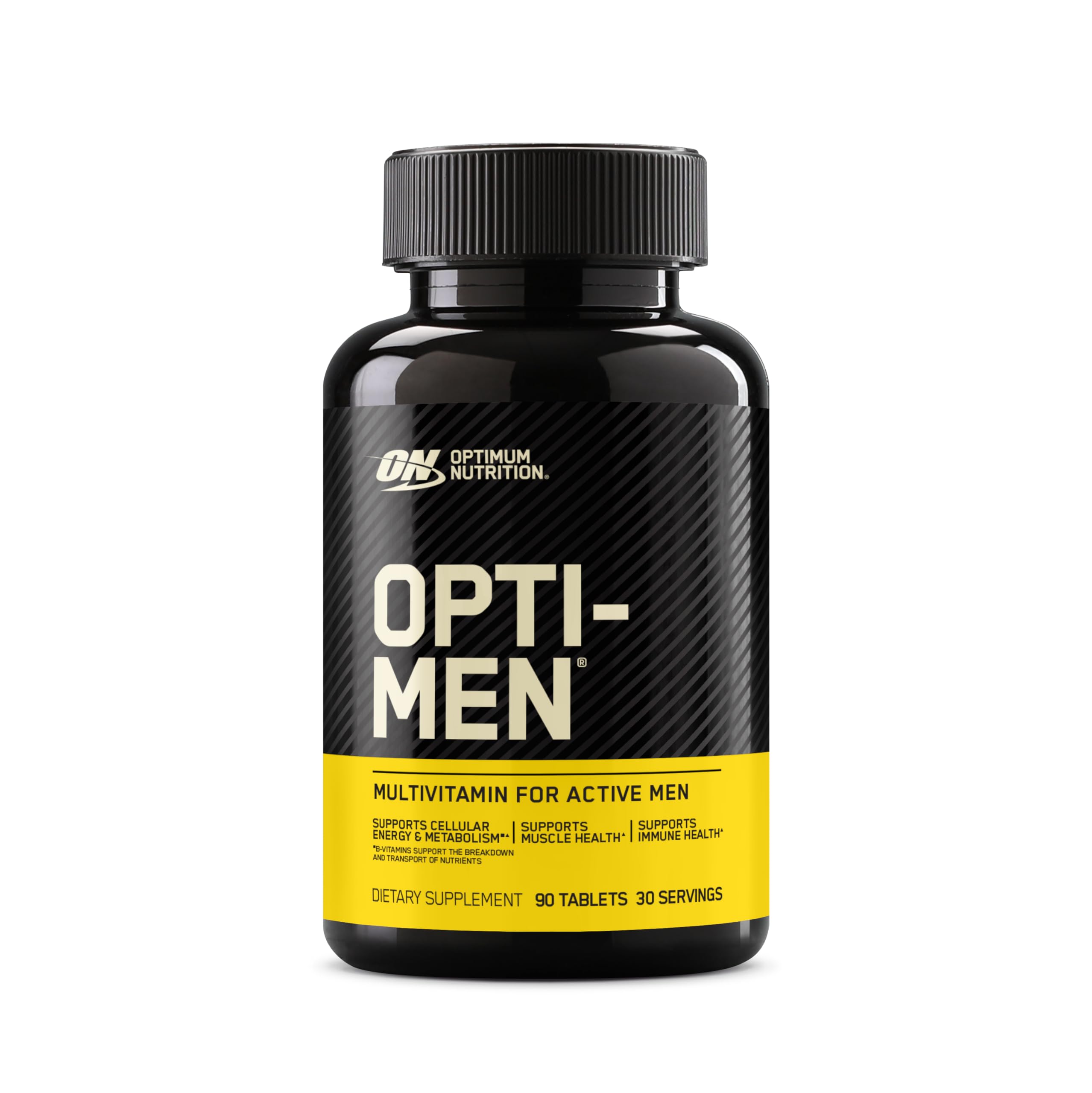 Optimum Nutrition Opti-Men envase de 90 tabletas, aporte diario de micronutrientes.