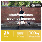 Etiqueta de Opti-Men visible para referencia rápida.