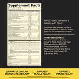 Optimum Nutrition Opti-Men: etiqueta detallada destaca vitaminas y minerales para bienestar.