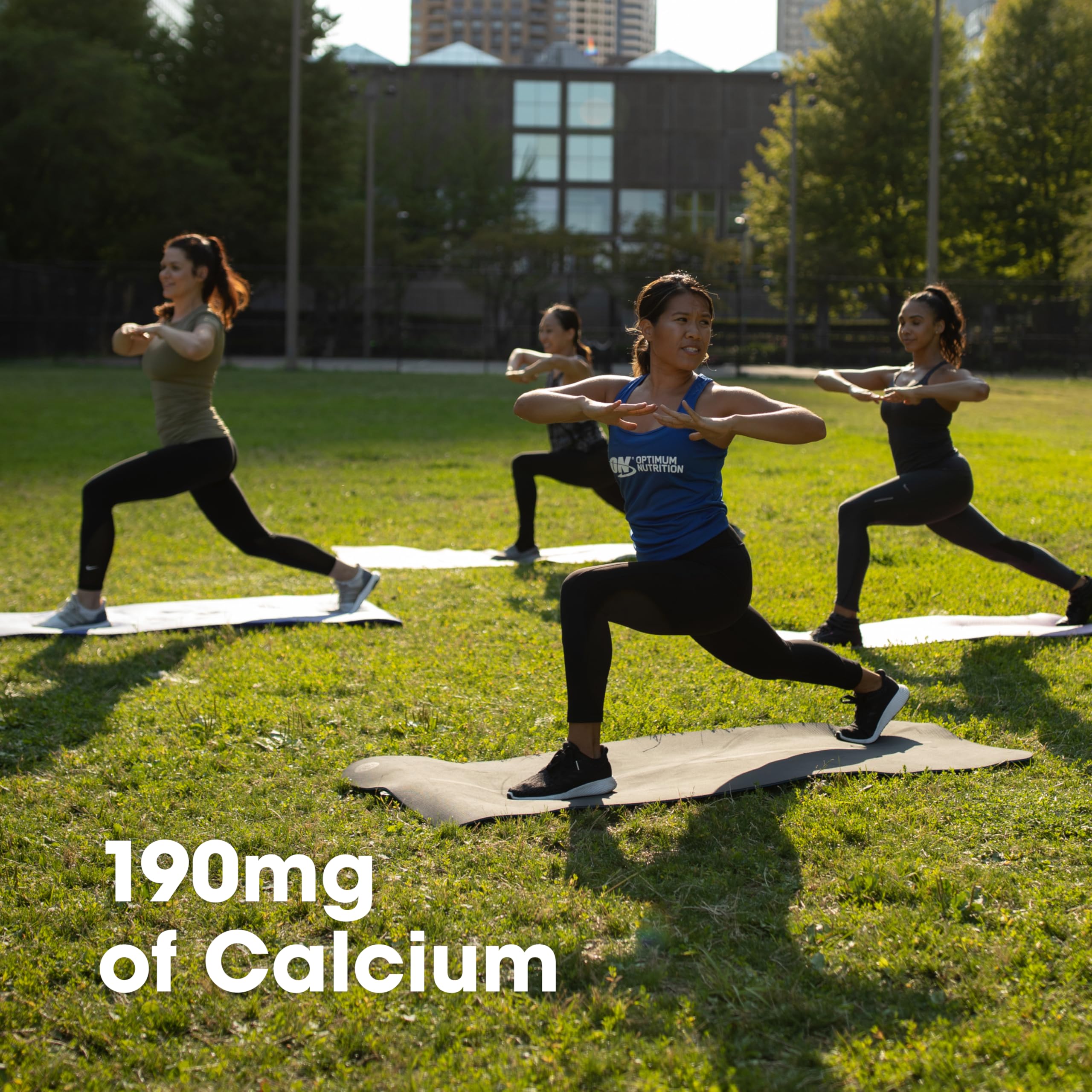 Optimum Nutrition Opti-Women, contiene hierro y folato para nutrición diaria.