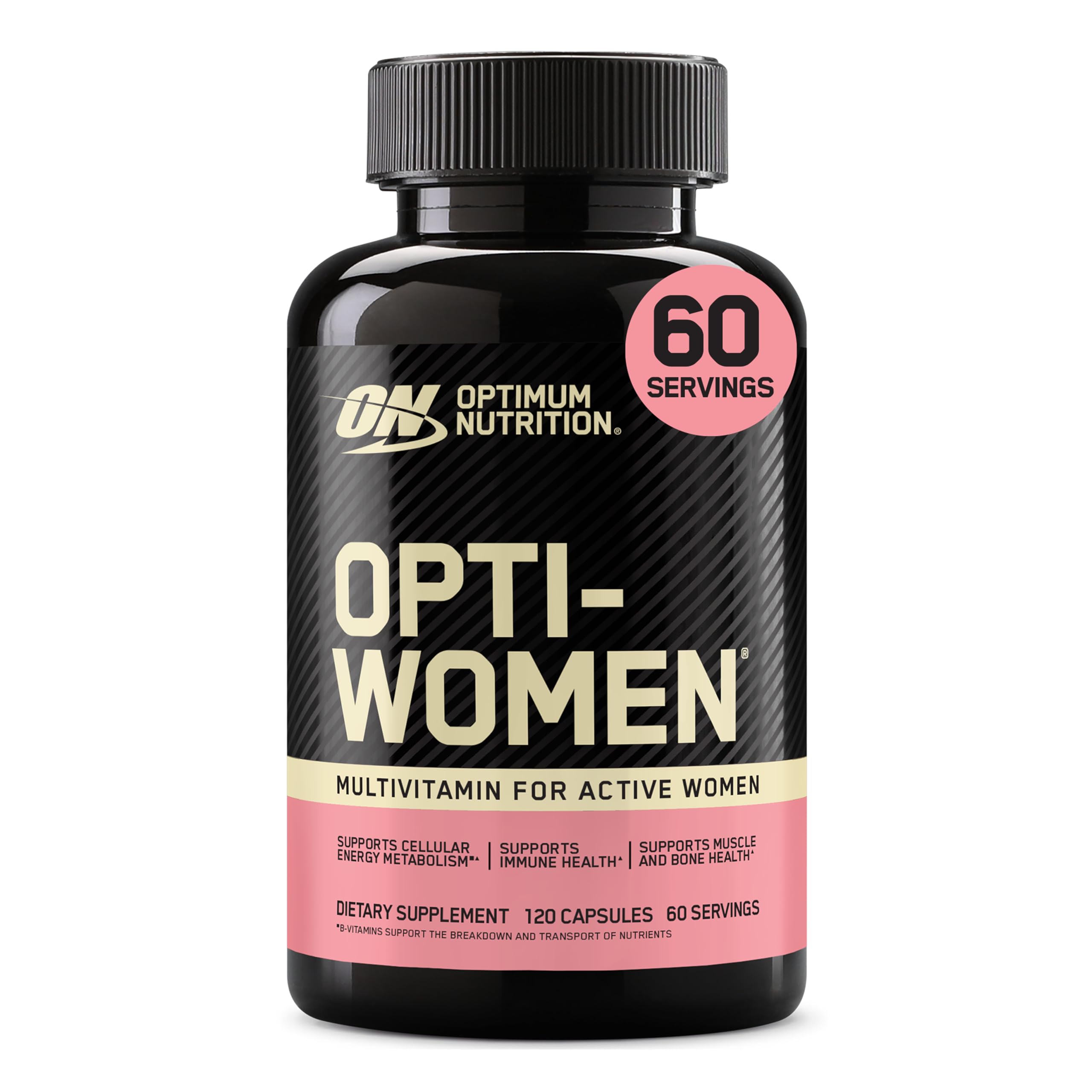 Optimum Nutrition Opti-Women tabletas 120, apoyo diario a la salud.