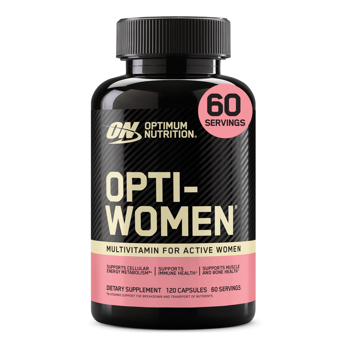 Optimum Nutrition Opti-Women tabletas 120, apoyo diario a la salud.