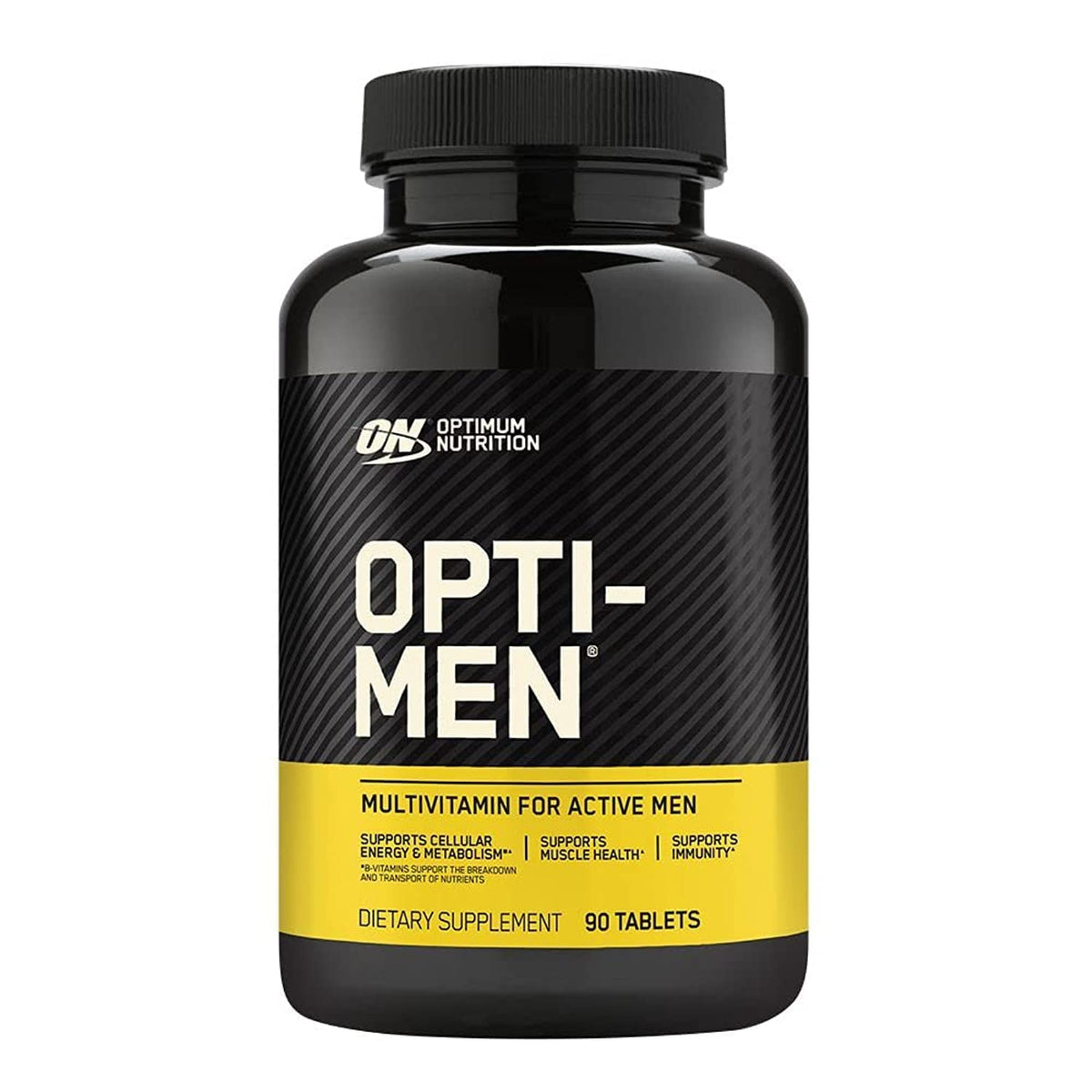 Optimum Nutrition Opti-Men cápsulas frente, soporte nutricional diario para hombres activos