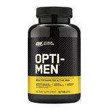 Optimum Nutrition Opti-Men cápsulas frente, soporte nutricional diario para hombres activos