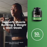 Optimum Nutrition Serious Mass batidora facilita un batido suave.