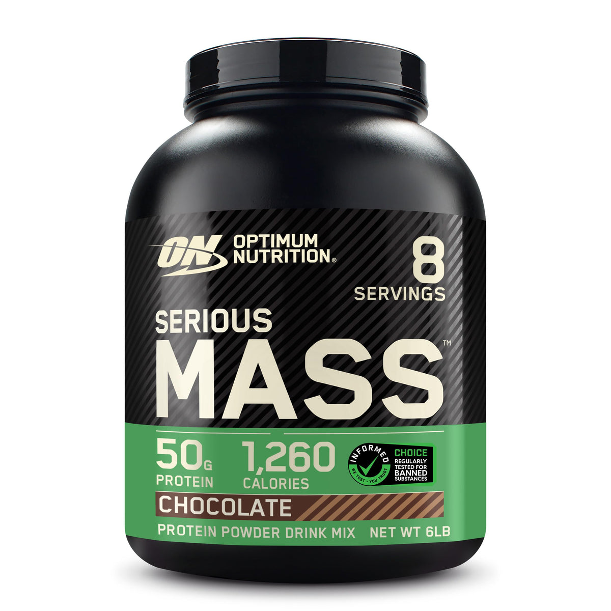 Optimum Nutrition Serious Mass en lata chocolate, fuente de calorías para ganancia de masa muscular