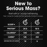 Optimum Nutrition Serious Mass batidora-en-proceso, textura suave lista para tomar
