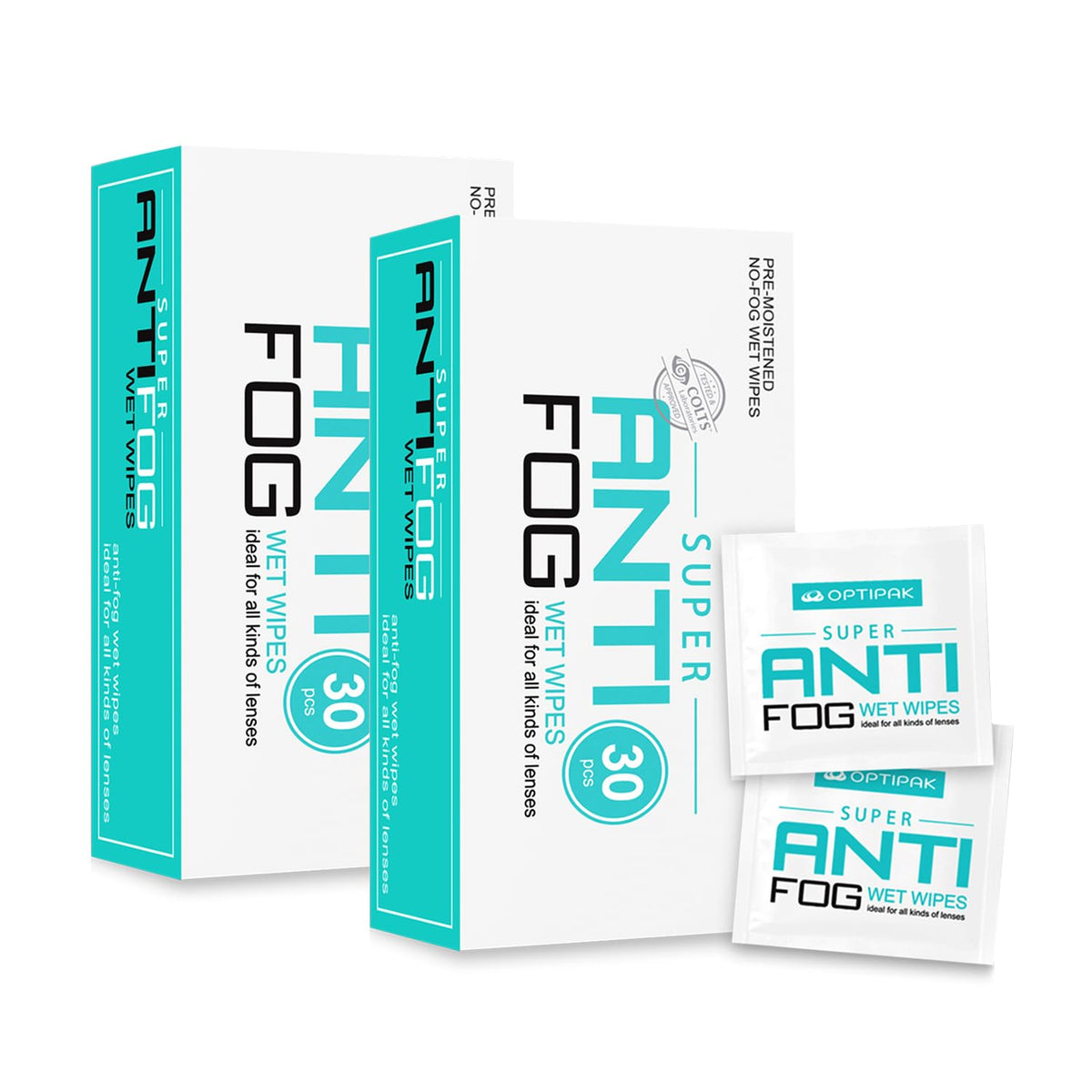 Optipak antifog wipes para gafas: visión clara al aire libre