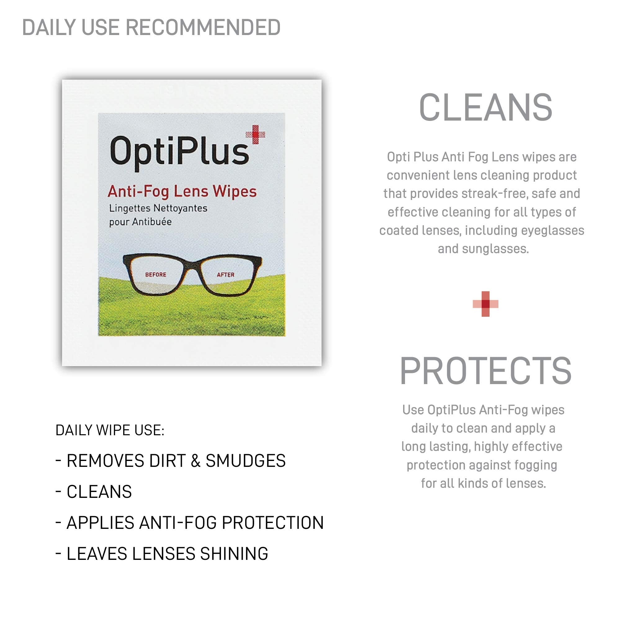 OptiPlus envase individual práctico para llevar en bolso o mochila