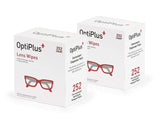 OptiPlus toallitas para lentes anteojos, limpieza suave y rápida para gafas sin rayas