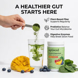 Optiverd Greens espirulina y chlorella, fuente de antioxidantes