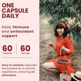 OPTIVIDA Health Acerola: ingredientes muestran origen orgánico y vegano.