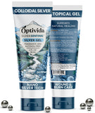 Optivida gel de plata coloidal aplicado en una cortadura para promover curación suave