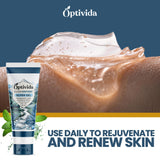 Optivida gel de plata coloidal textura transparente facilita aplicación suave en piel