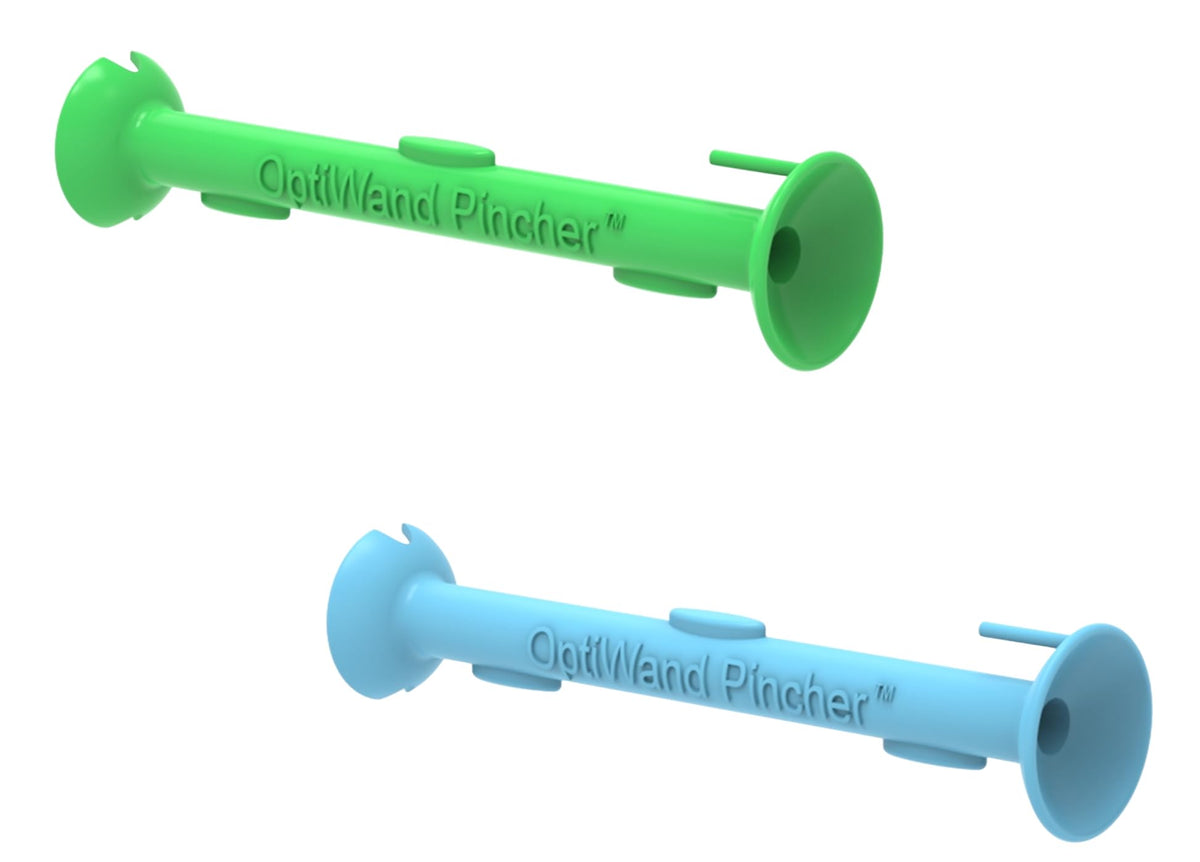 OptiWand Pinza: aplicador de lentes suaves en dos-pack para uso práctico diario.