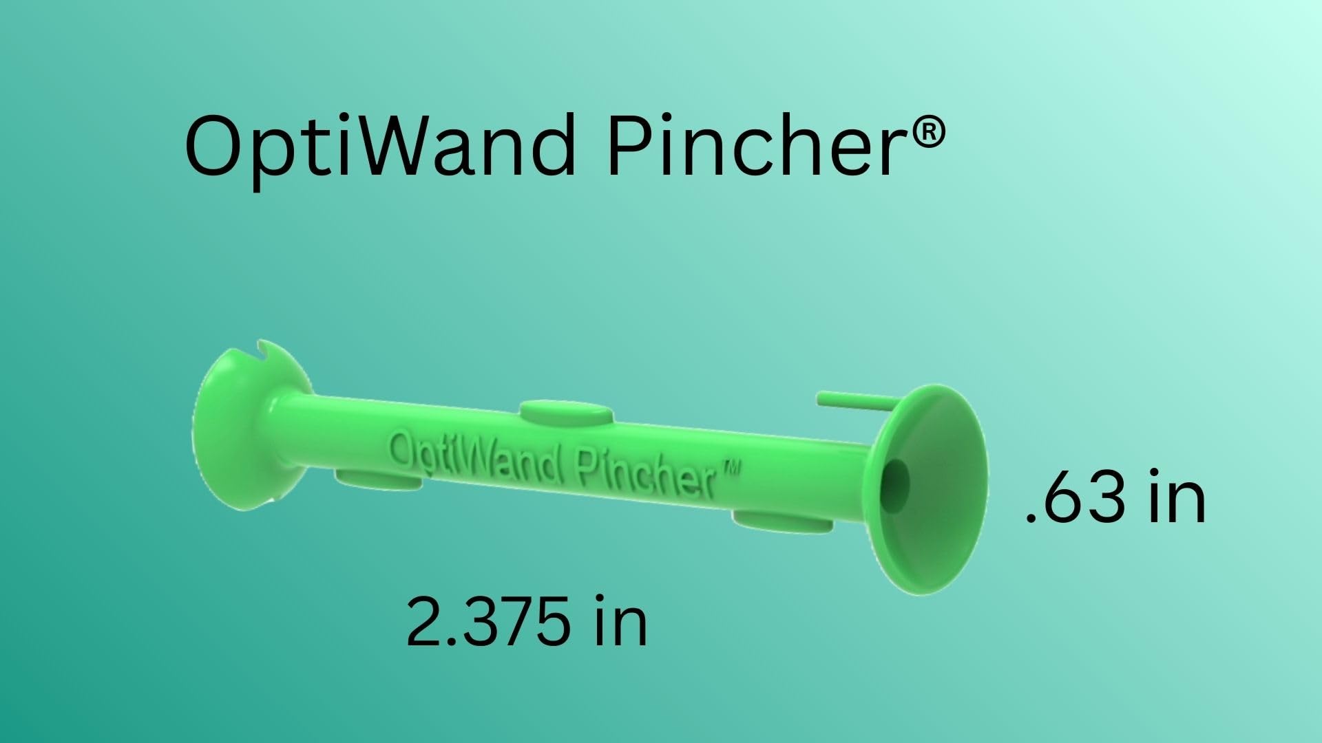 OptiWand Pinza: tamaño compacto para llevar en el bolso o en el viaje.