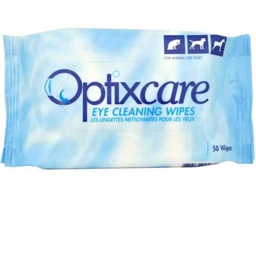 OptixCare: toallitas limpieza ocular de 50 unidades para retirar suciedad leve.
