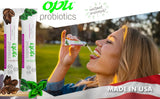 Envase reciclable de Opu Probiotics para una compra sostenible