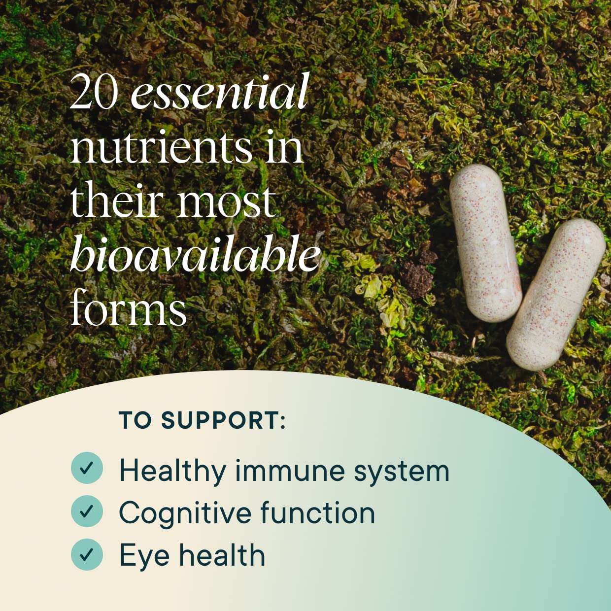 Ora Organic Multivitamina: foco en visión y cerebro con carotenoides