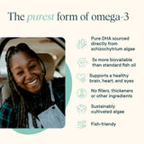 Ora Organic Omega-3 cápsulas detalle, fórmula sin rellenos.