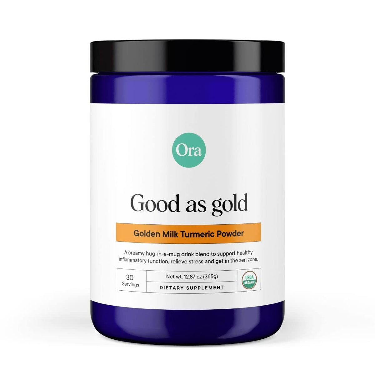 Ora Organic Polvo Leche Dorada Cúrcuma: perfecto para bebidas cálidas y reconfortantes.